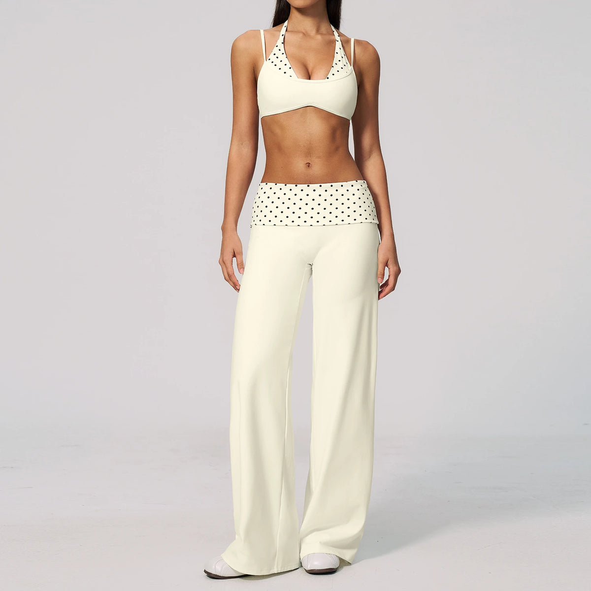 ATH Sculpt & Layer Foldover 2-Piece Yoga Set