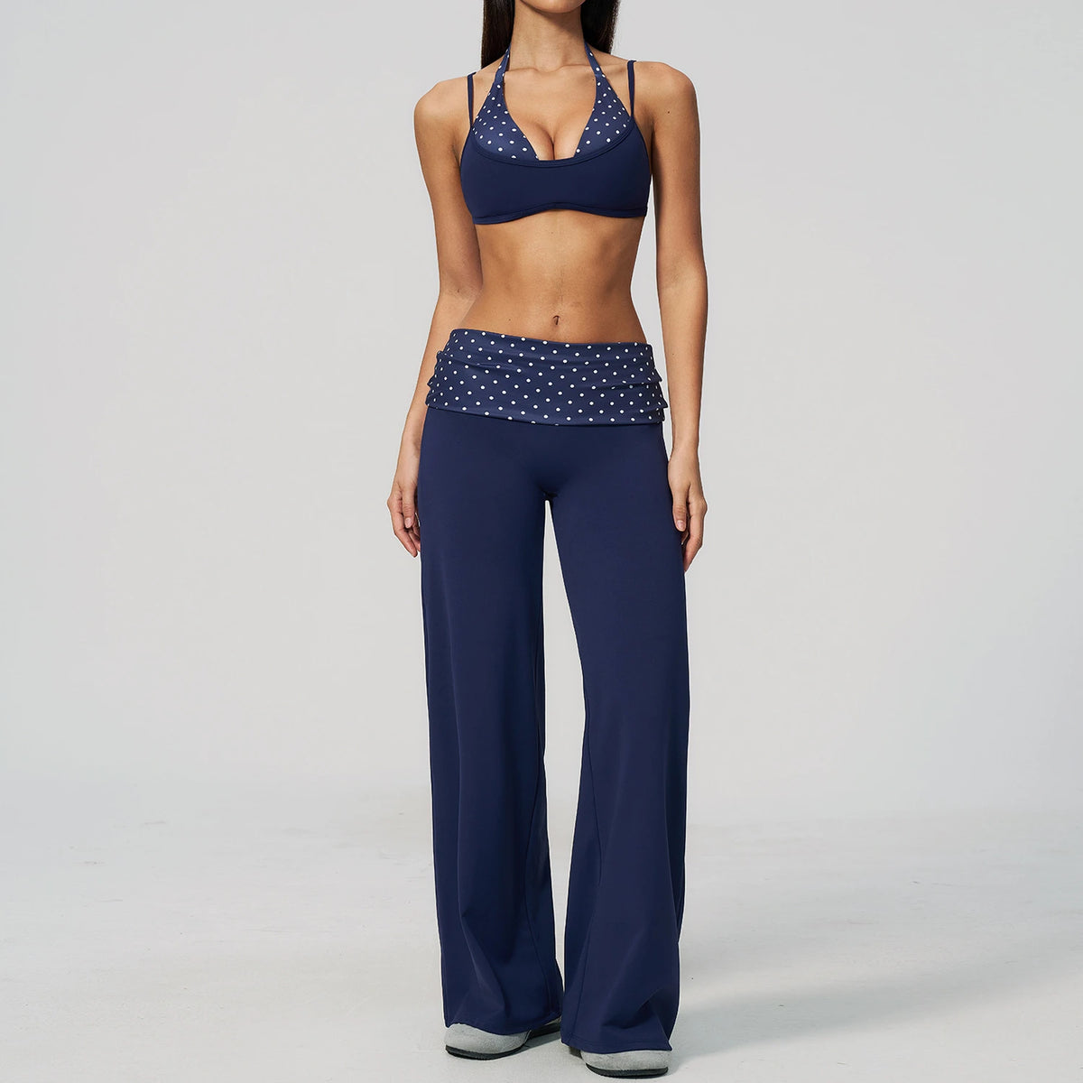 ATH Sculpt & Layer Foldover 2-Piece Yoga Set
