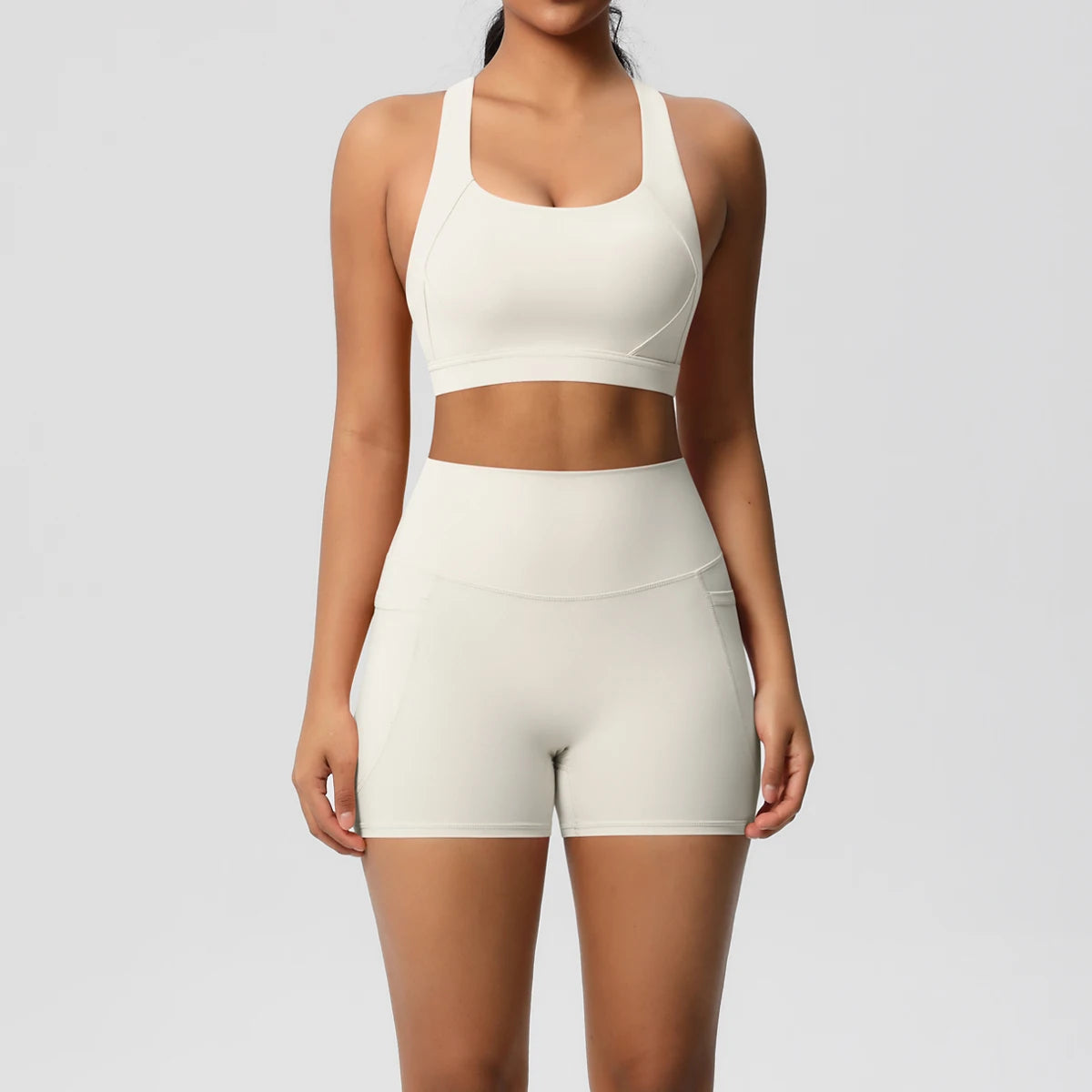 ATH Crossover Bra & Pocketed Legging Set