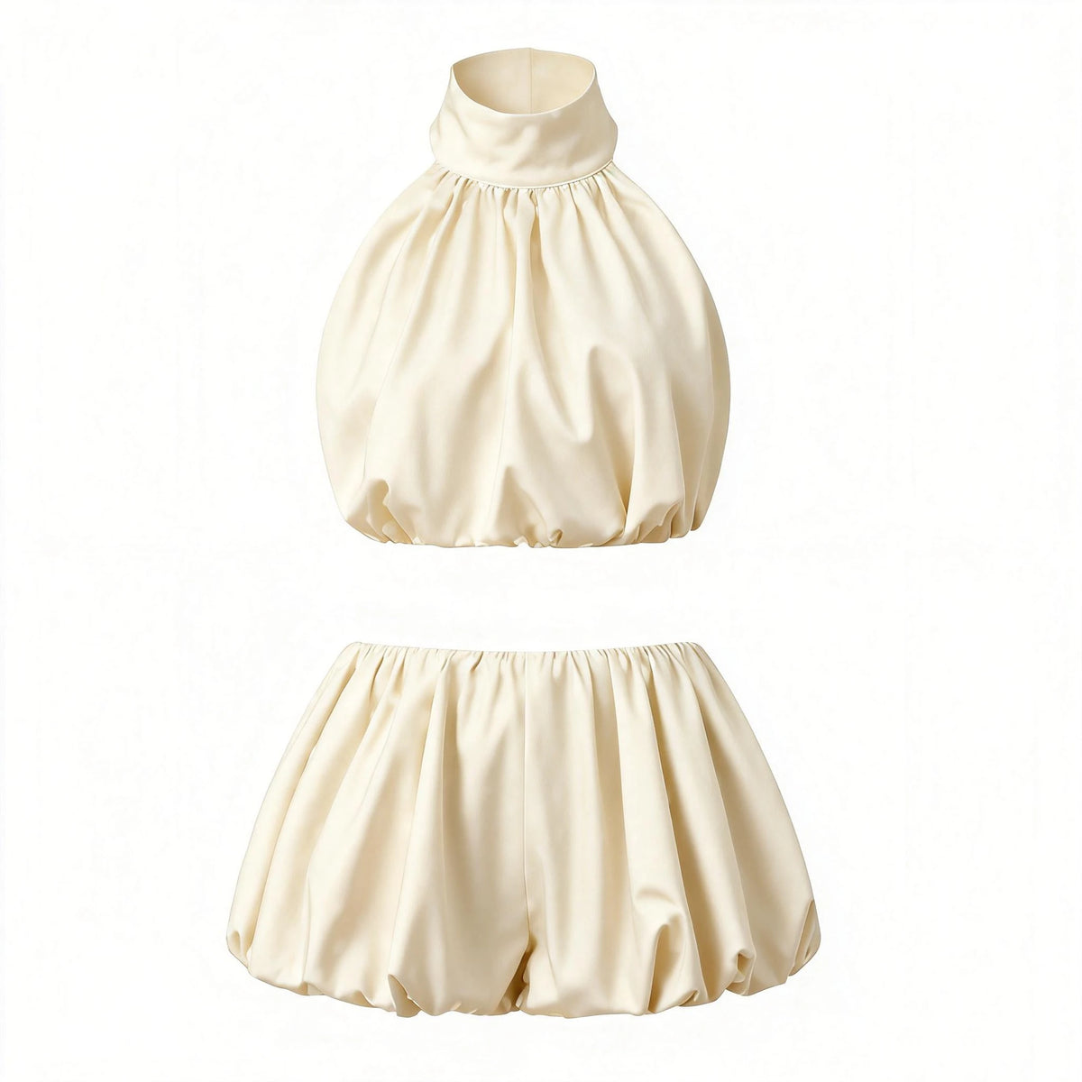 ATH Halter Crop & Bubble Skirt Set
