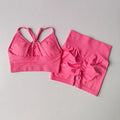 ATH Seamless Crop & Shorts Gym Set