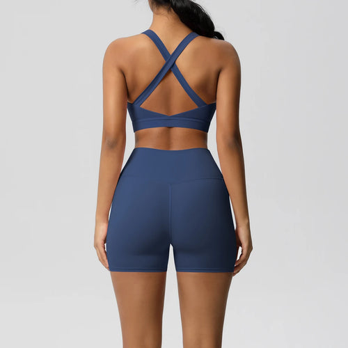 ATH Crossover Bra & Pocketed Legging Set