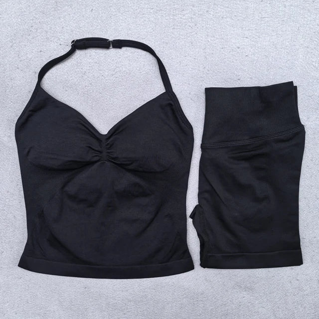 ATH Sculpt & Flex Backless Halter 2-Piece Set