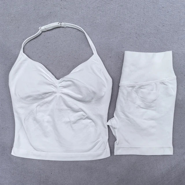 ATH Sculpt & Flex Backless Halter 2-Piece Set