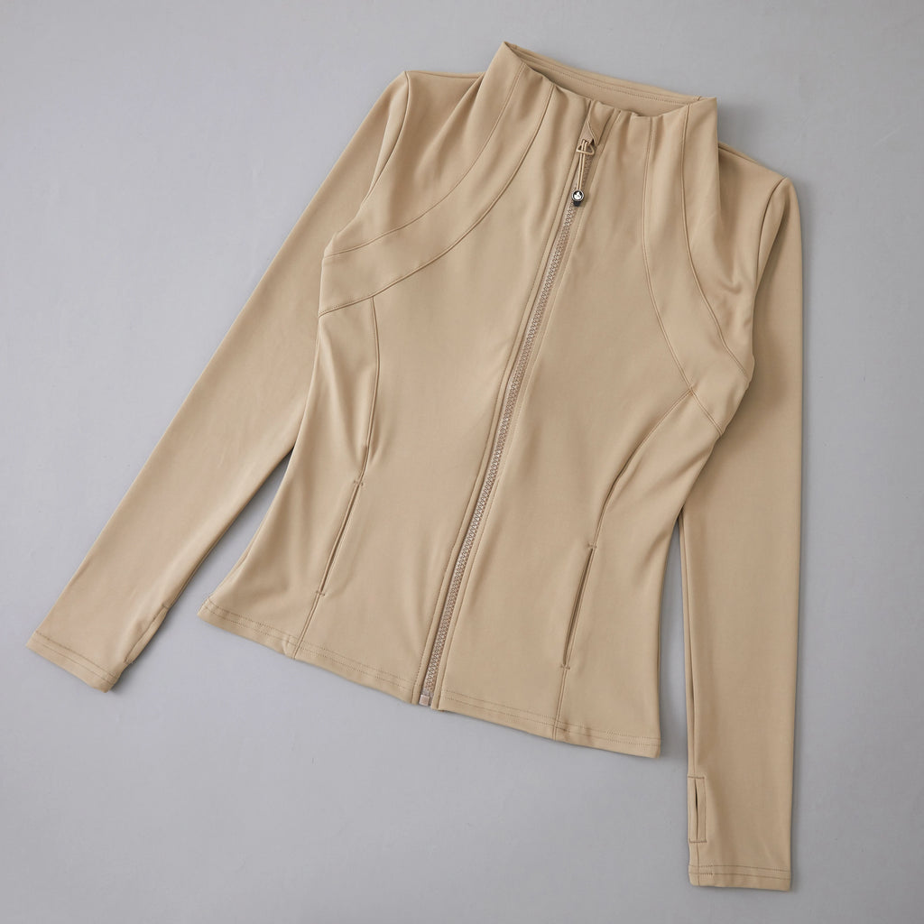 ATH Slim Fit Long Sleeve Running Jacket