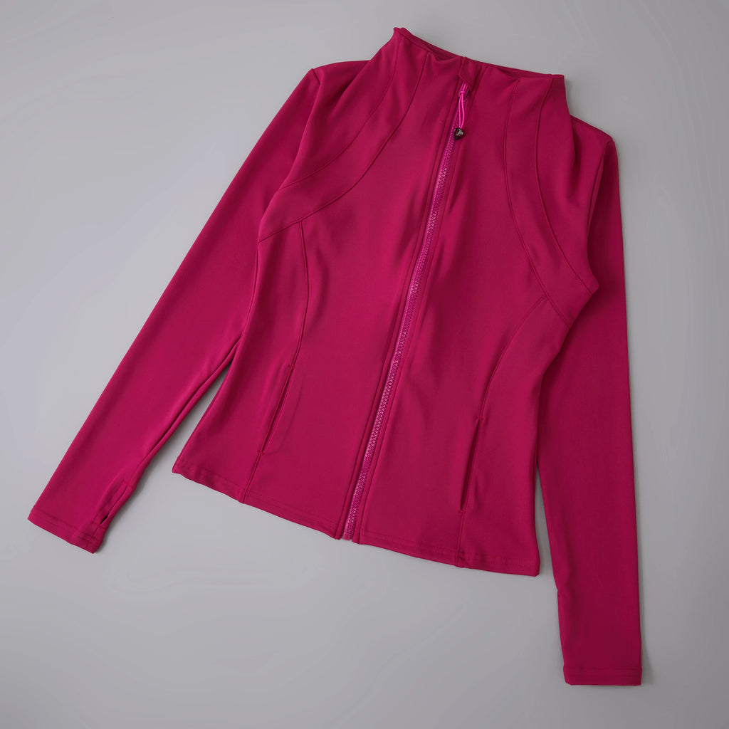 ATH Slim Fit Long Sleeve Running Jacket